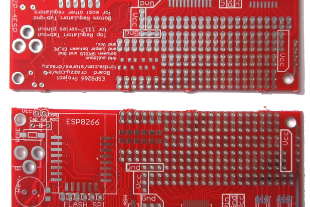 ESP8266 project prototyping board