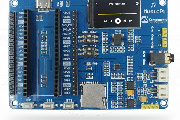 MusicPi Audio Expansion Board Pi Pico based