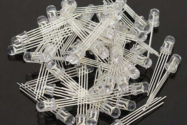 150pcs LED RGB Common Cathode 4-Pin