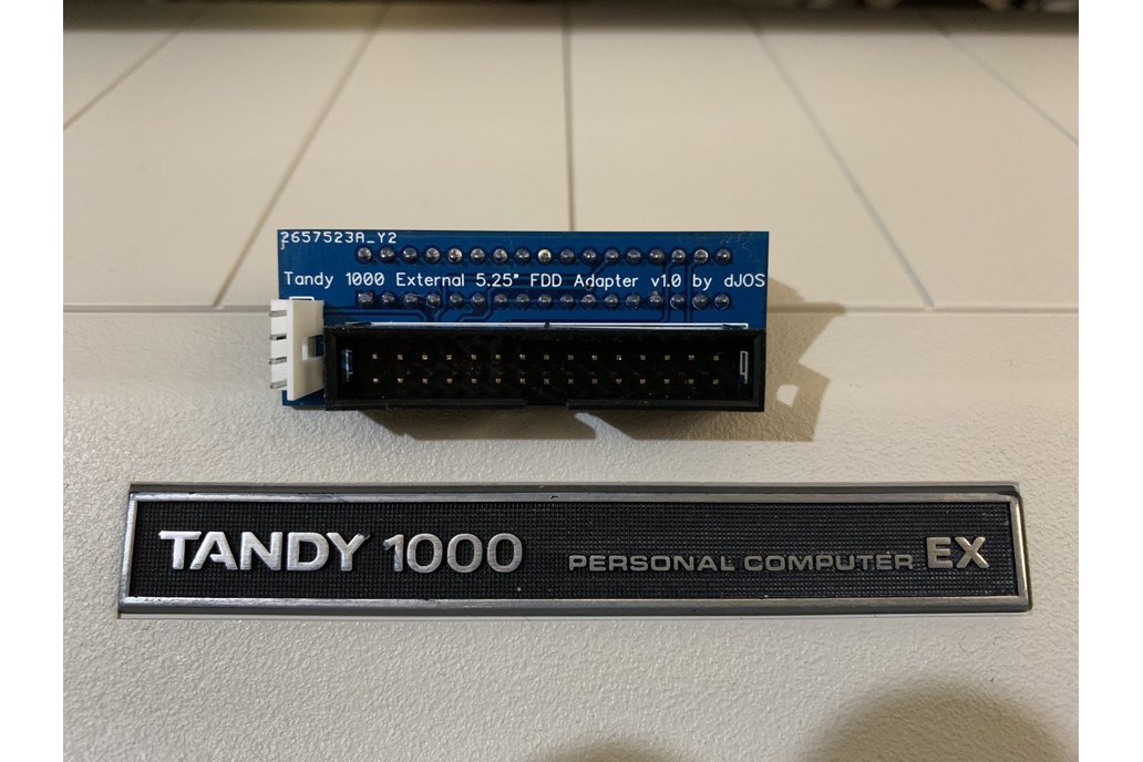 Tandy 1000 EX/HX External 5.25" Floppy Drv Adapter 1