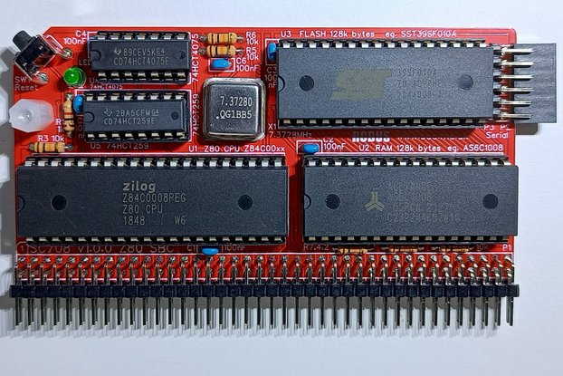 SC708 RCBus-80pin Z80 SBC Kit