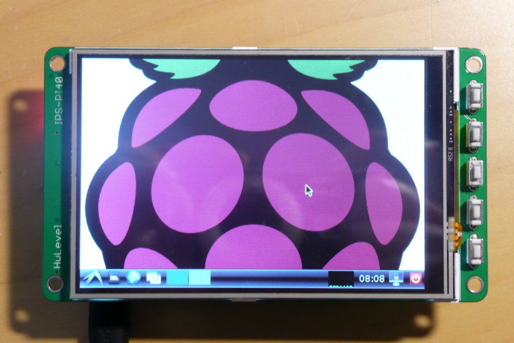 4.0" 480x320 IPS screen for Raspberry Pi 1