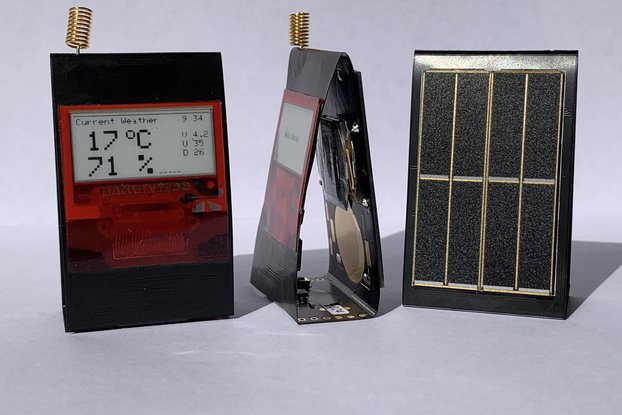 PaperiNode - Solarpowered E-Paper Node for LoRaWAN