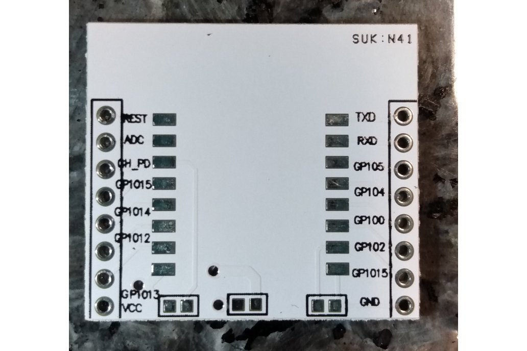 Ten ESP8266 PCB SMD to DIP Adapters 1