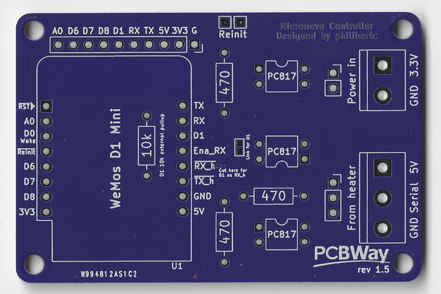 Micronova pellet stove controller