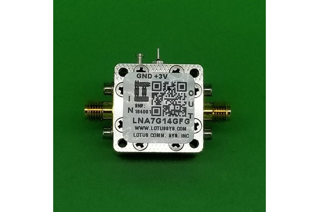 Amplifier LNA 1.8dB NF 7GHz to 14GHz 1
