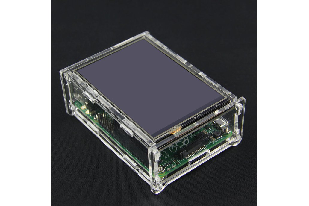 Transparent Acrylic Case TFT Screen Raspberry Pi B 1