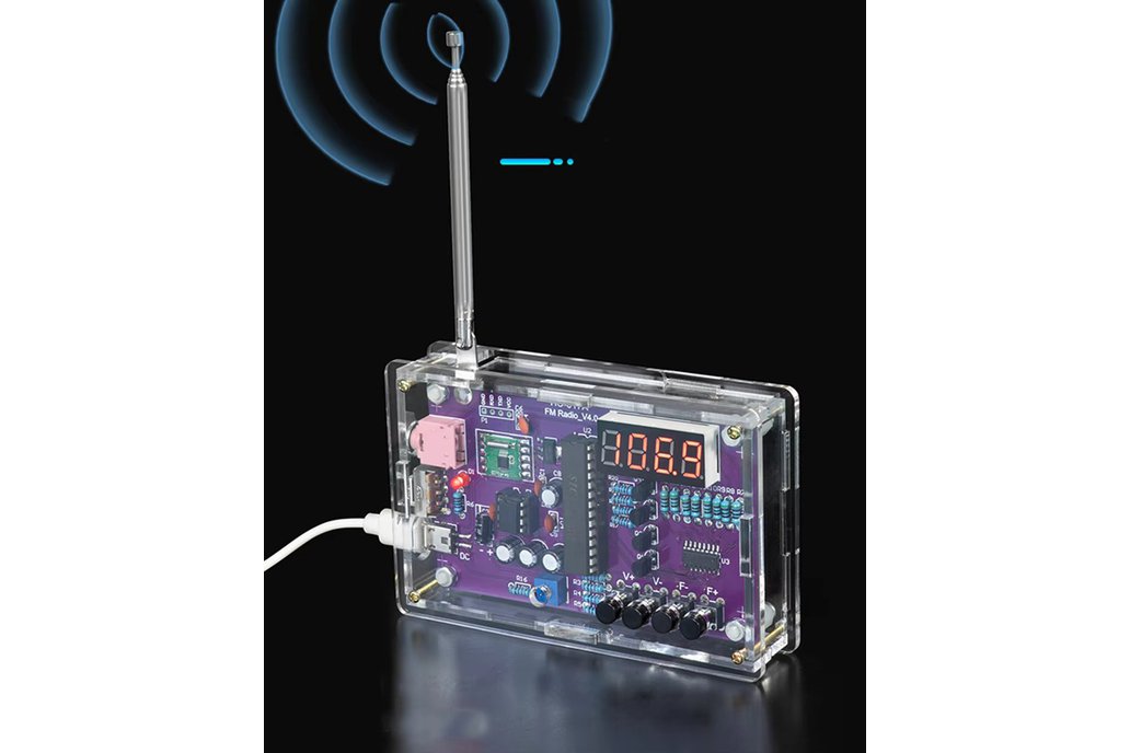 DIY FM Radio Electronic Kit Adjustable Frequency 1