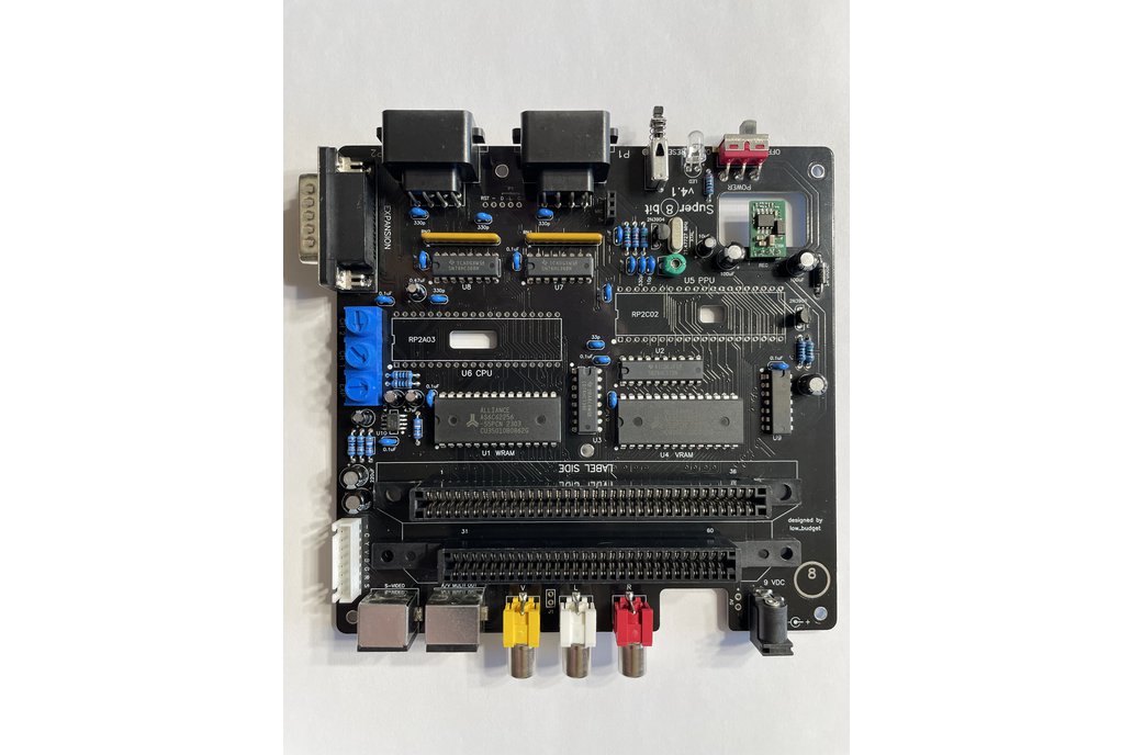 Super 8 bit v4.1 NES Compatible Game Console PCB 1