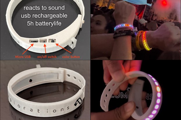 Anjuna Explorations unique LED wristband/bracelet