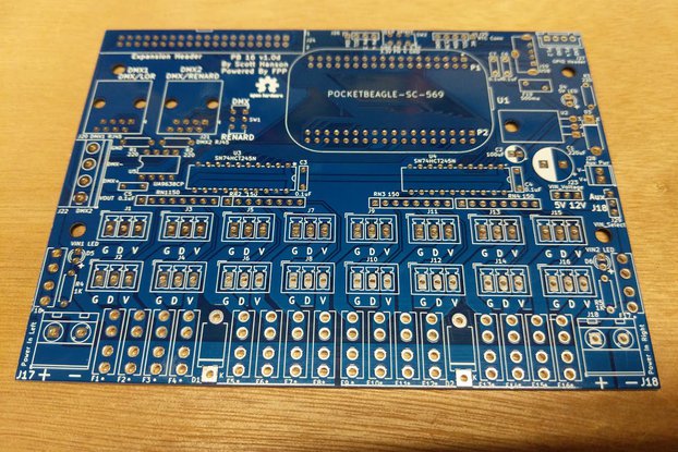 PB16 Pixel Controller unpopulated PCB