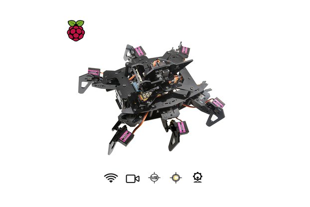 Adeept RaspClaws Hexapod Spider Robot Kit for RPi