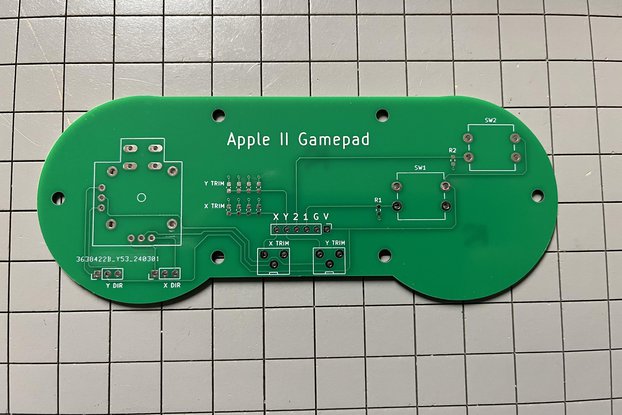 Gamepad PCB for Apple II IIe SNES Style