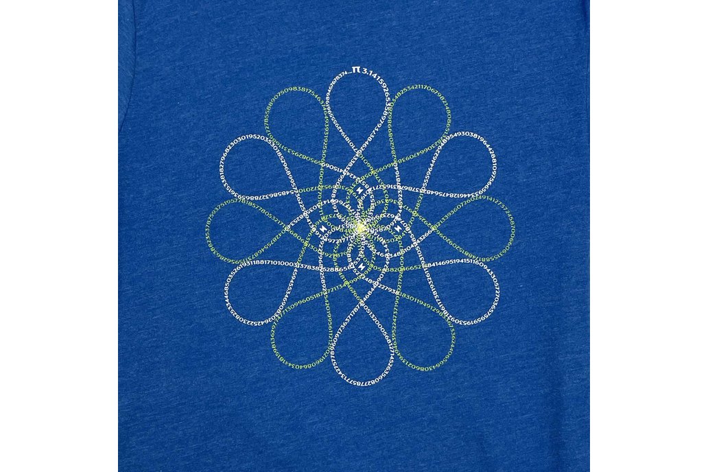 Spirograph Pi T-shirt 1