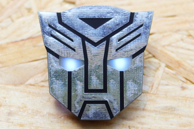 Autobots Electronic Led Pin Badge