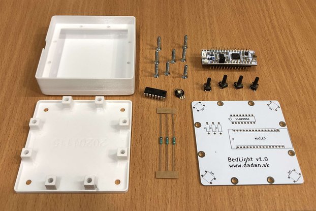 BedLight - bedside light kit with STM32 Nucleo