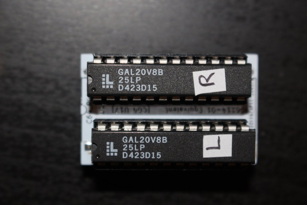 Commodore 64 PLA replacement PLA20V8 GAL20V8B 1