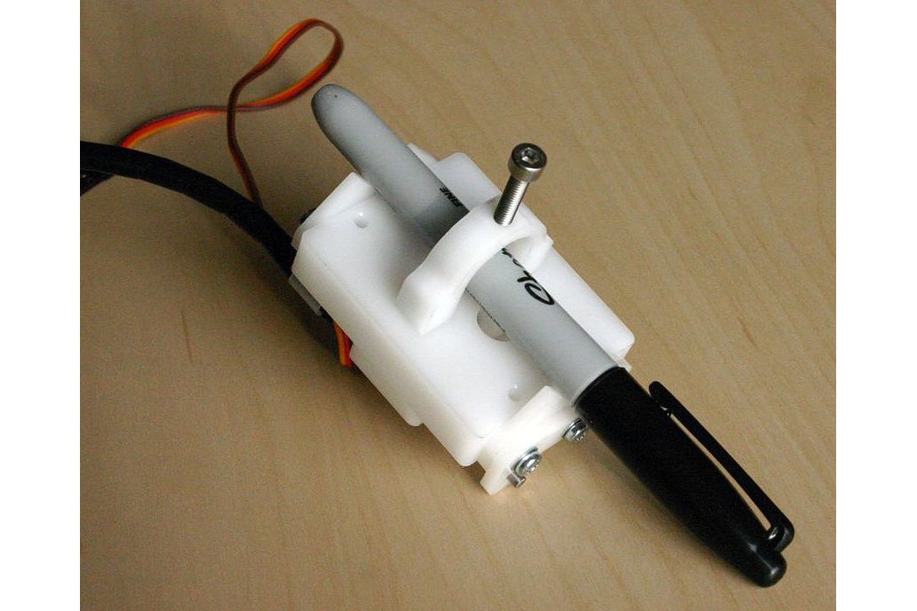 Servo-actuated pen slide 1