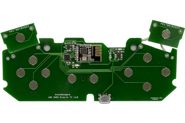 SNES Drop-in TX Board (Wireless controller)