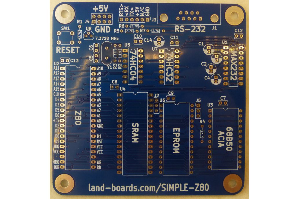 SIMPLE Z80 CPU (PCB Only) 1
