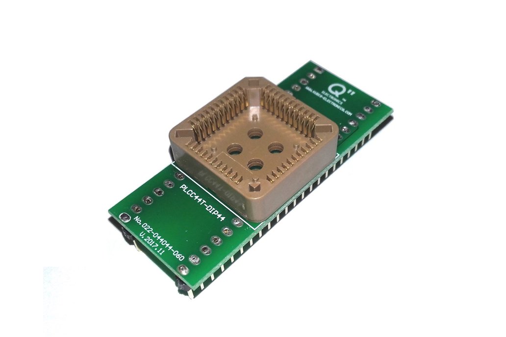 Adapter PLCC44T to DIP44 0.6". 1