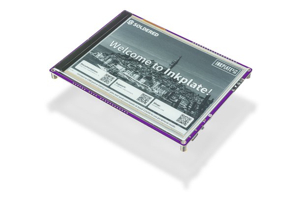Soldered Inkplate 6PLUS - e-paper with touchscreen