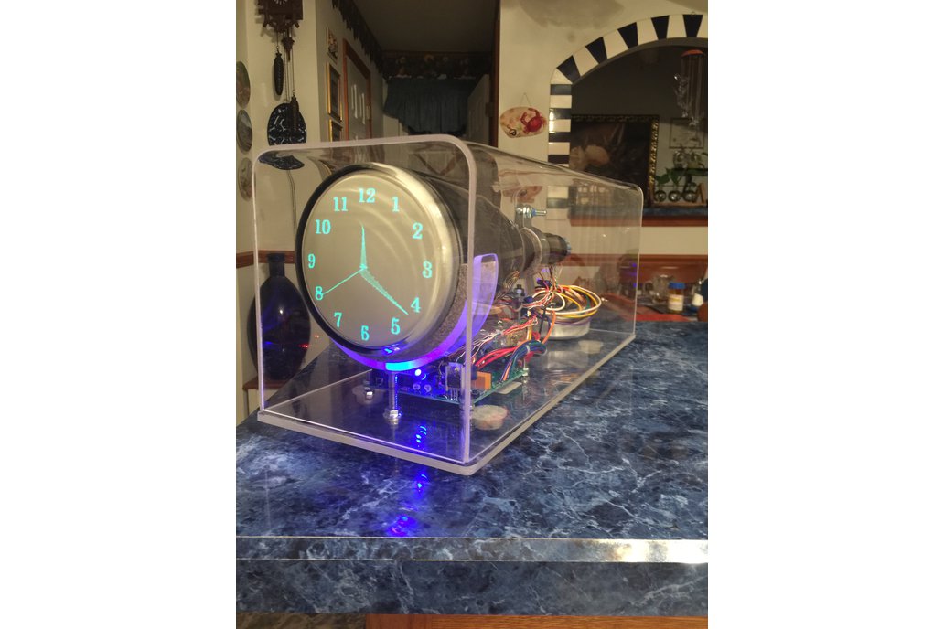 Oscilloscope Clock 5" flat faced Cathode Ray Tube 1