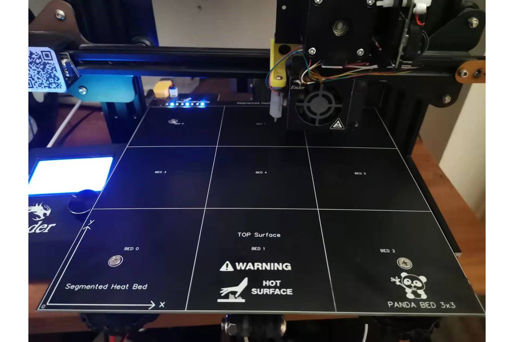 Segmented Heat Bed for 3D printer,PandaBed 1