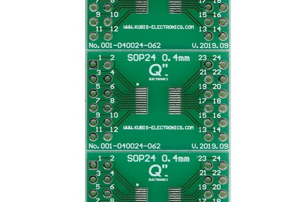 TVSOP24 0.40mm(0.016") to 2 x IDC2x6 - 3 PCS.
