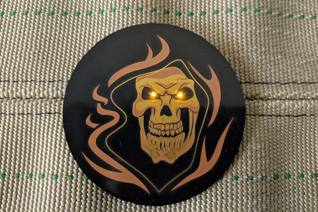 Grim Reaper Halloween Pin