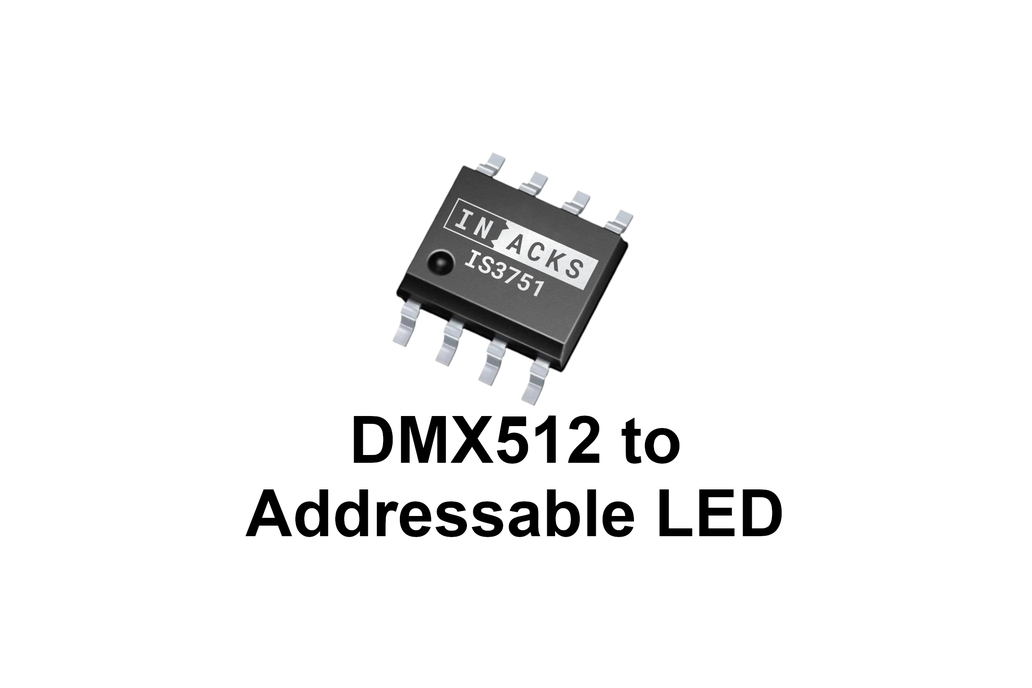 DMX to Addressable LED Controller (IS3751) 1