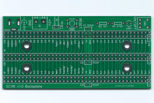 SC116 Backplane Board for RC2014