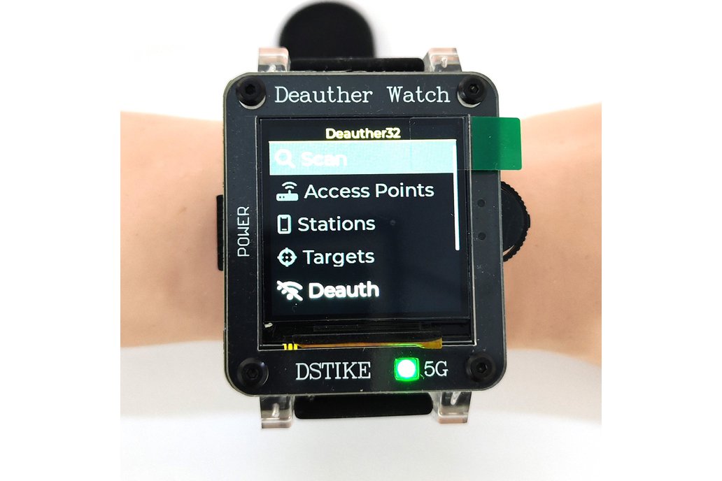 DSTIKE Deauther Watch X -5G（ESP32C5） 1