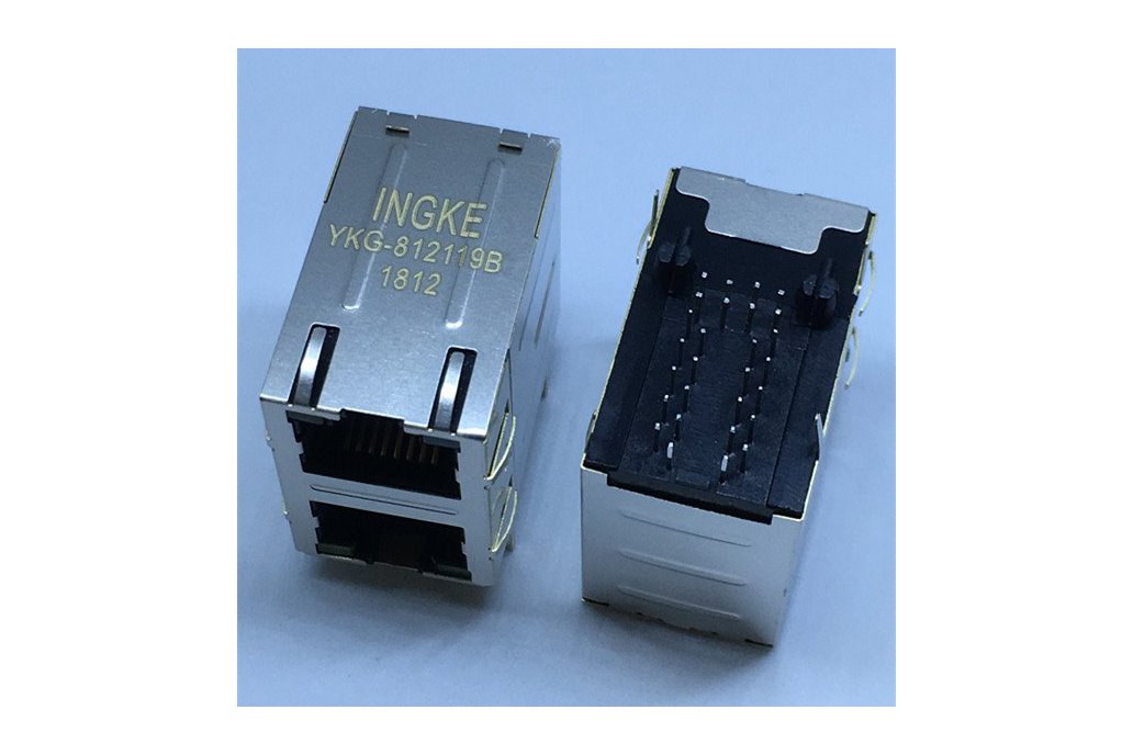 7499151120 2 Port Magnetic RJ45 Modular Connectors 1