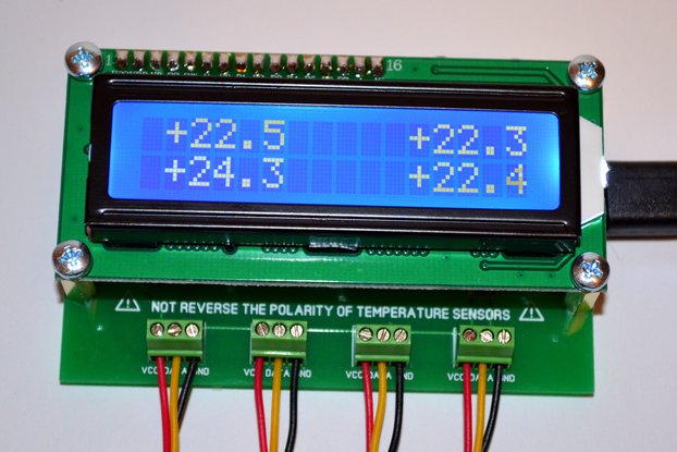 4CH USB Temperature Data Logger