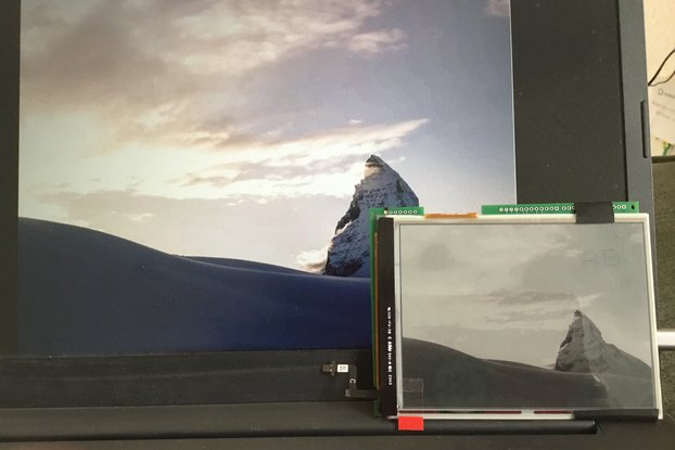 Kaleido 6”Eink display with original ICE driver