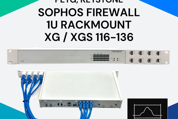 1U Rackmount Adapter for Sophos Firewalls