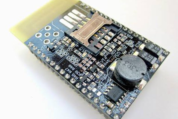 Tiny-sized GSM minimum module for IoT