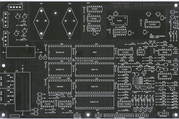 Commodore 1541 Disk Drive Replica PCB