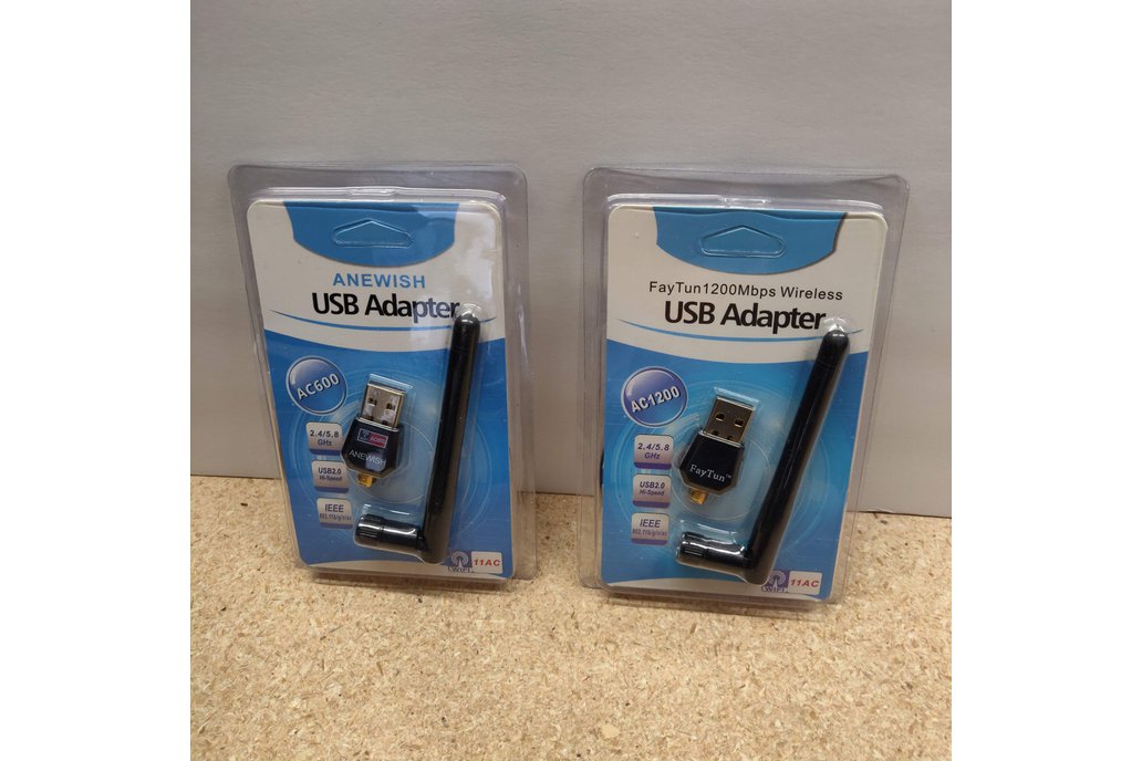 Lot of 2 Wi-Fi 802.11ac Compatible USB Adapters 1