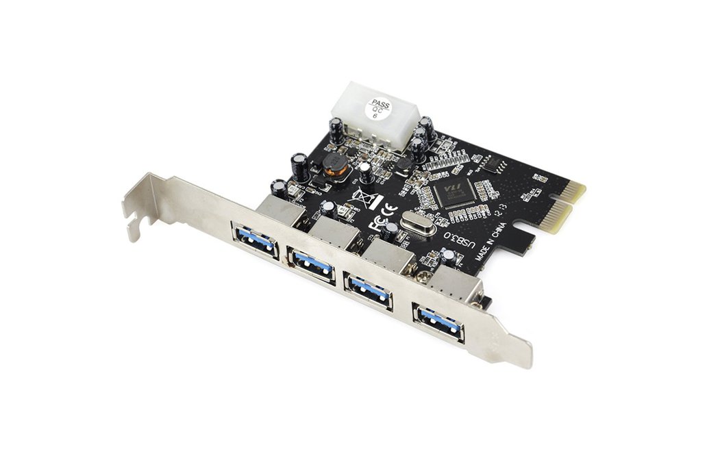 USB 3.0 PCIE 4PORTS Express Expansion Card Adapter 1