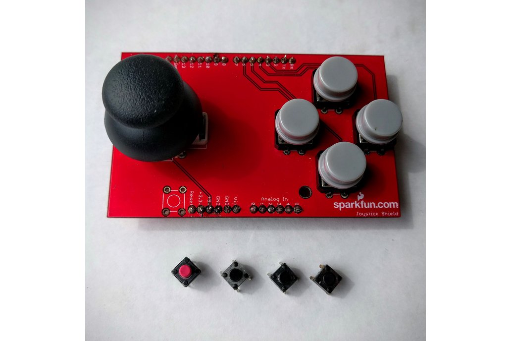 Preassembled Sparkfun Joystick Shield 1