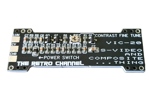 Commodore VIC-20 S-Video and Composite mod