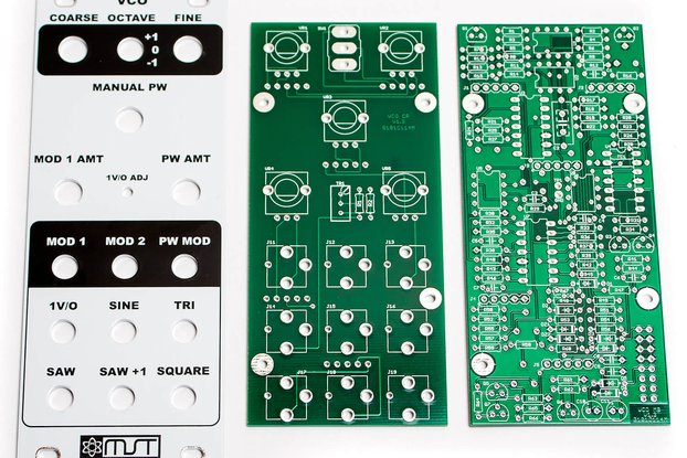 MST VCO-Voltage Controlled Oscillator PCB & Panel