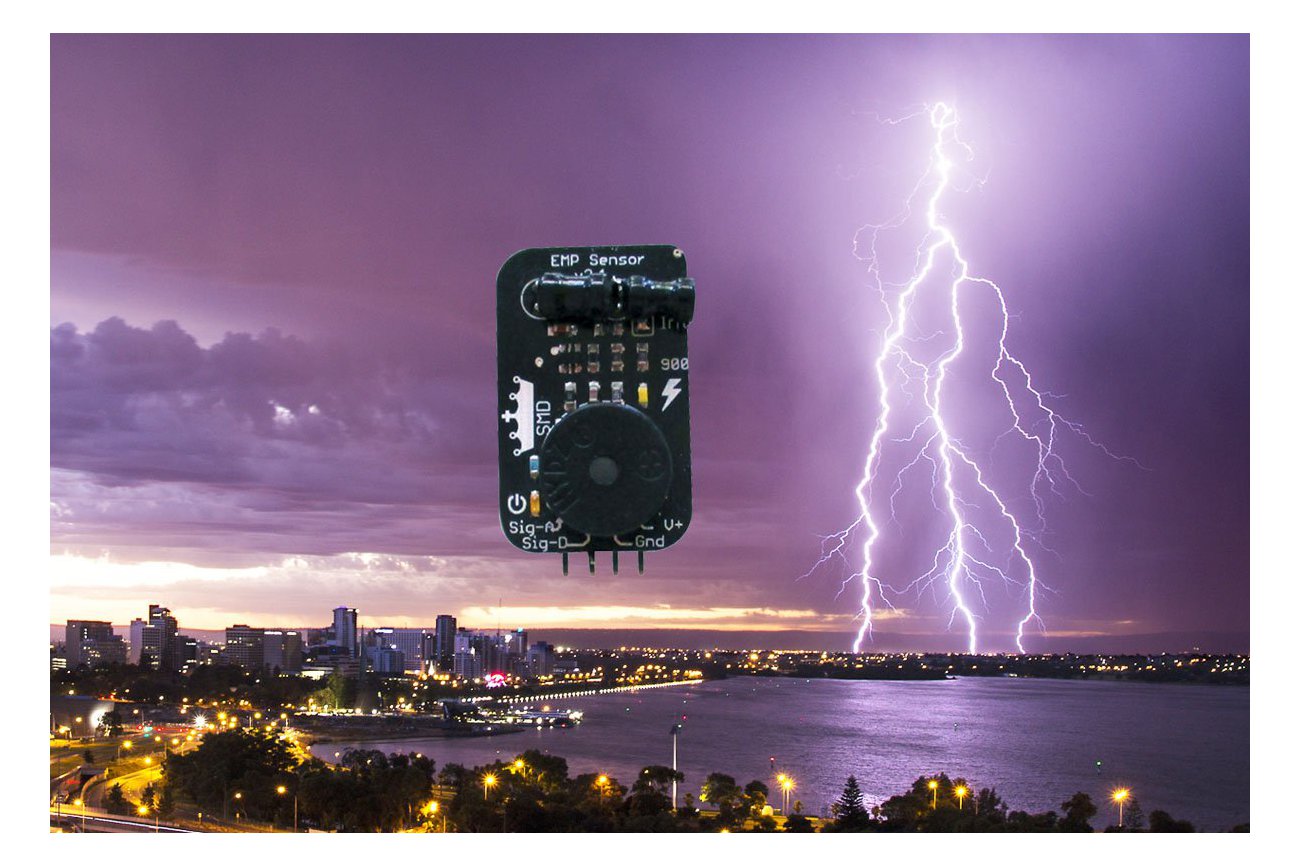 EMP sensor, detect lightning and other phenomena ! from Smdking on Tindie