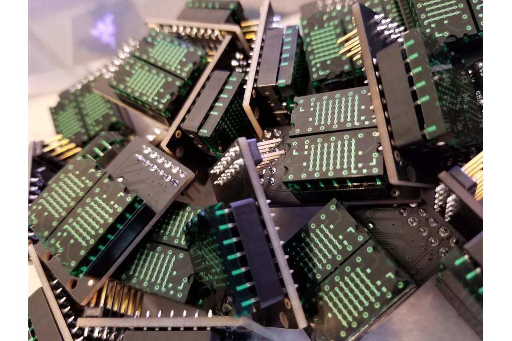 pixie chainable dual 5 7 micro led displays