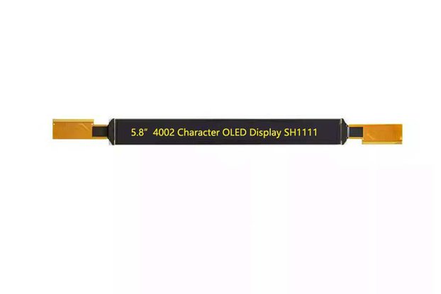 SPI 5.80 inch 40X2 character oled display KS0066