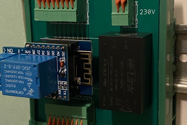 Din Rail Adaptor Shield for Wemos D1 Mini Board