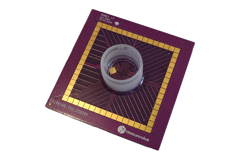 60-Channel Gold-Plated MEA PCB 1