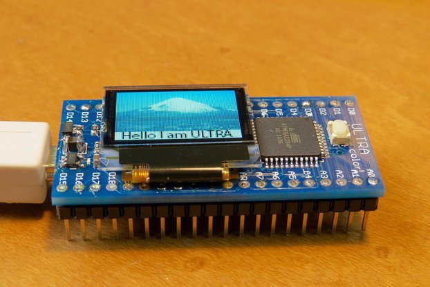 ULTRA color, a Arduino compatible FULL COLOR OLED